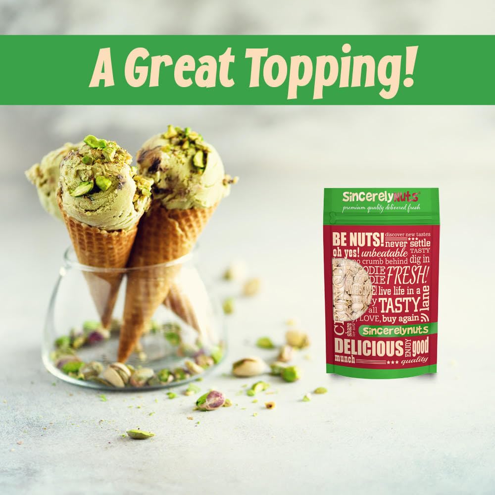 Sincerely Nuts Large Pistachios Roasted & Salted In Shell - 2Lb. Bag | Healthy Snack Food | Great For Cooking | Source Of Fiber,