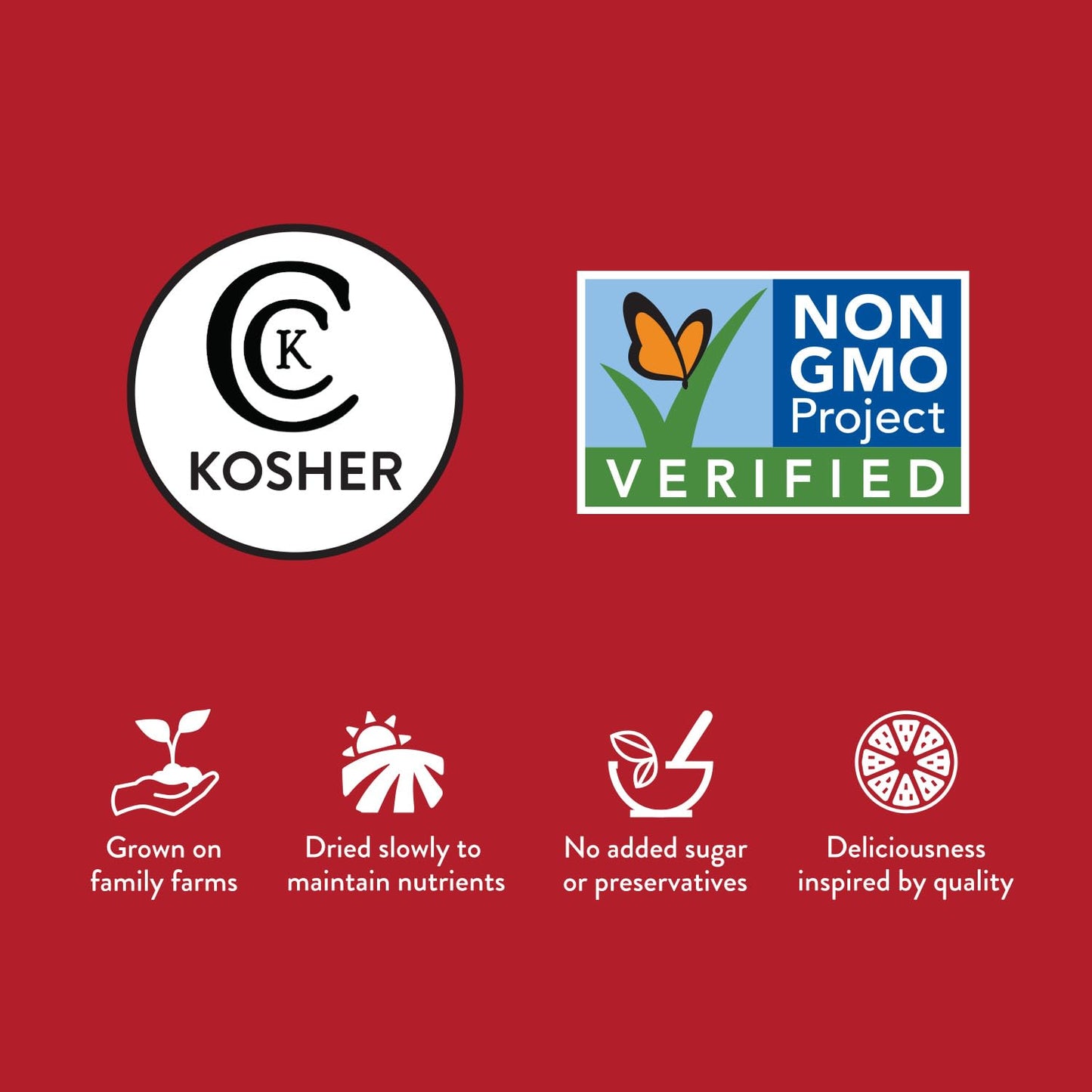 Fruit For Thought Dried Cherries, 16 Ounce (Pack of 2)