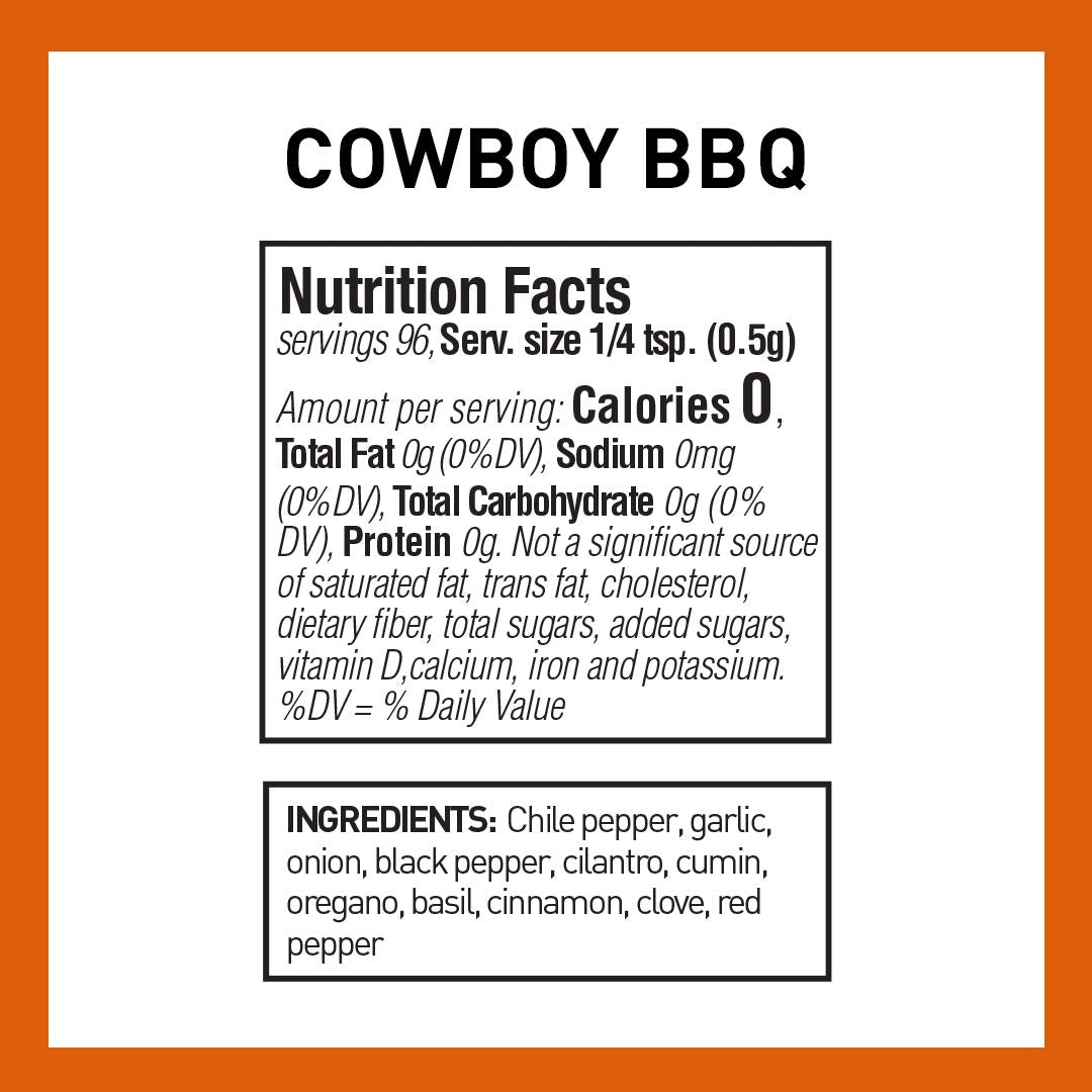 Spice Hunter The Rub Cowboy Rub Blend Jar, Chile Pepper, 1.7 Ounce