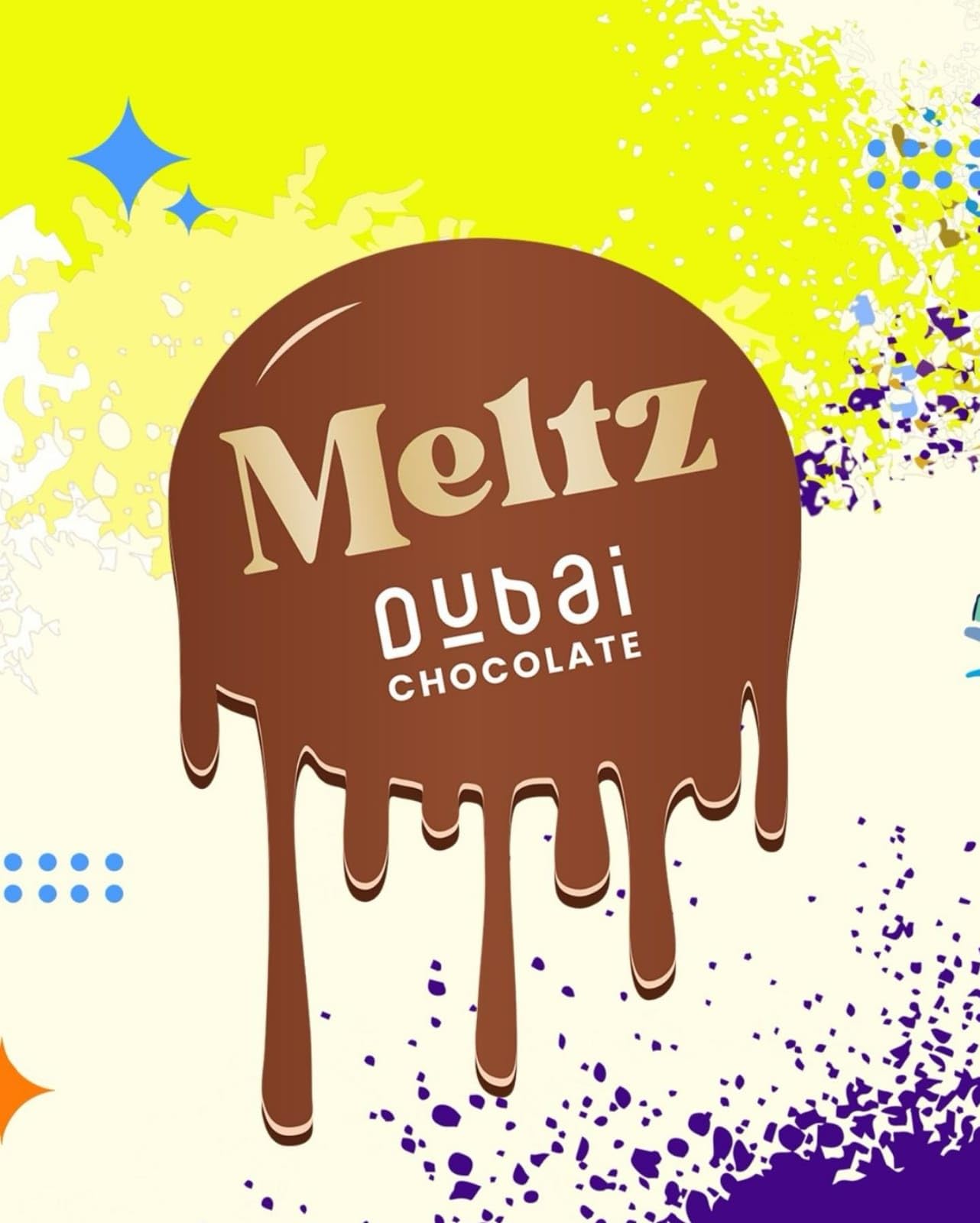 Meltz Chocolate Peanut Butter Bar - Filled with Peanut Cream, 192g, Individually Wrapped, Perfect Dubai Sweets Gift