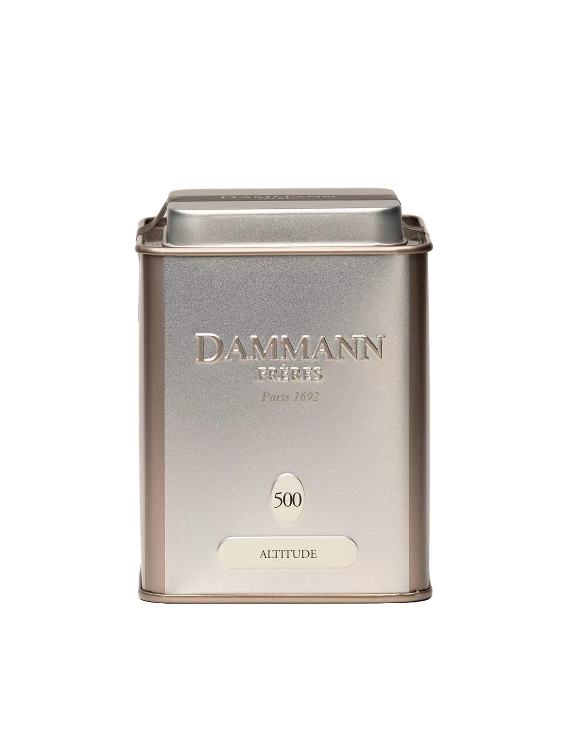 Dammann Freres Loose Leaf Altitude enhanced Gourmet French Black Tea 3.52 Ounce Tin