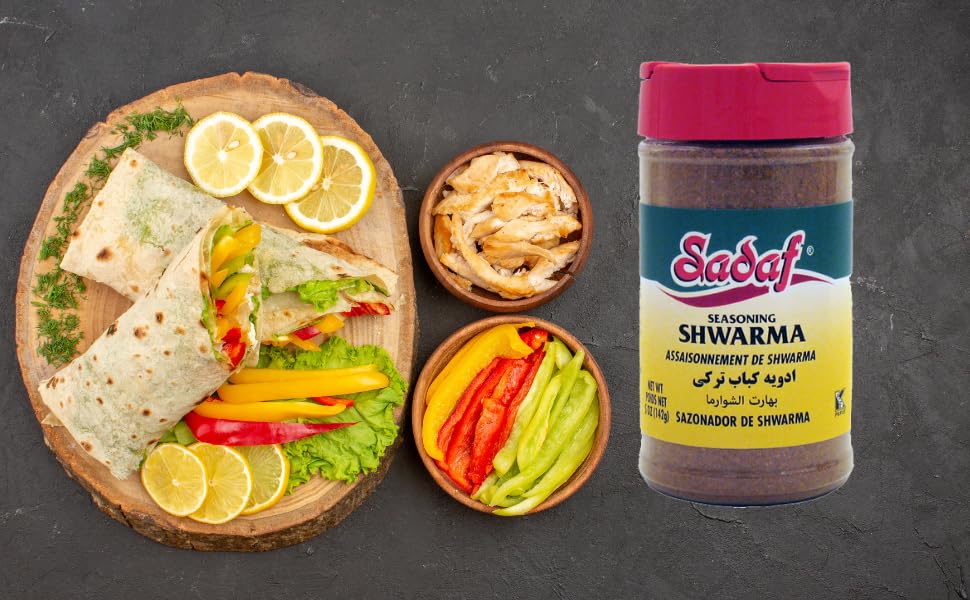 Sadaf Shwarma Seasoning - Shawarma Seasoning Spice Mix Blend (5 Oz)