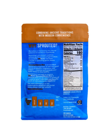 Truroots Organic Germinated Brown Rice, 14 Ounces, Certified Usda Organic, Non-Gmo Project Verified