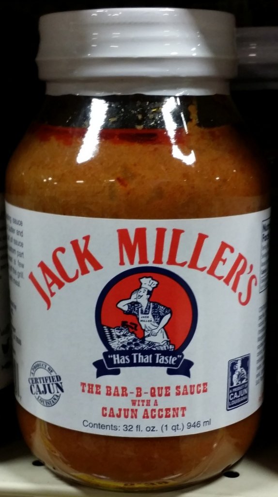 Jack Miller'S The Bar-B-Que Sauce With A Cajun Accent ''Has That Taste'' 32 Oz