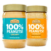 Crazy Richard'S 100% All-Natural Vegan Creamy & Crunchy Peanuty Butter With No Added Sugar And Non-Gmo Variety Pack (16 Ounce, P
