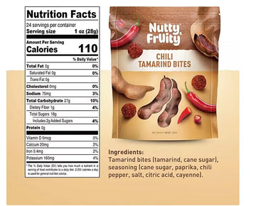Nutty And Fruity Chili Tamarind Bites, 24 Ounces Of Sweet, Tangy And Spicy Treats