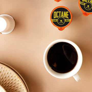 Fresh Roasted Coffee, Octane Italian Roast, Dark, Kosher, K-Cup Compatible, 72 Pods