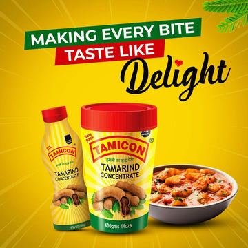 Tamicon Tamarind Concentrate | Tangy & Sour Imli Chutney | South Indian Style Paste | Ideal for Indian curries, Thai sauces & Ki