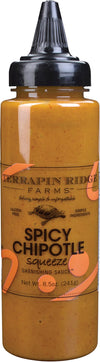 Terrapin Ridge Farms Spicy Chipotle Garnishing Sauce, 8.5 oz Bottle, Smoky & Zesty Flavor for Tacos, Sandwiches, Seafood