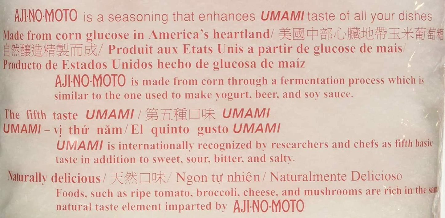 Ajinomoto Monosodium Glutamate Umami Seasoning/Msg? 454G / 1Lb / 16Oz ?