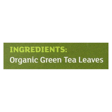 Green Tea Organic 20 Bags (Case Of 6)