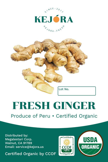 Kejora 100% Organic Fresh Ginger Root - Source From Peru (10)