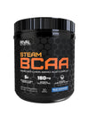 Rival Nutrition Steam BCAA Blue Raspberry I 30 Servings I 5g Branched Chain Amino Acids and 180mg Electrolytes Per Serving I Rec