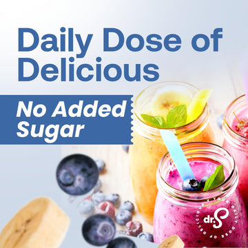 Dr. Smoothie 100% Crushed Blueberry Banana - No Added Sugar, Made With Real Fruits/Fruit Juice - Vegan, No Artificial Colors Or