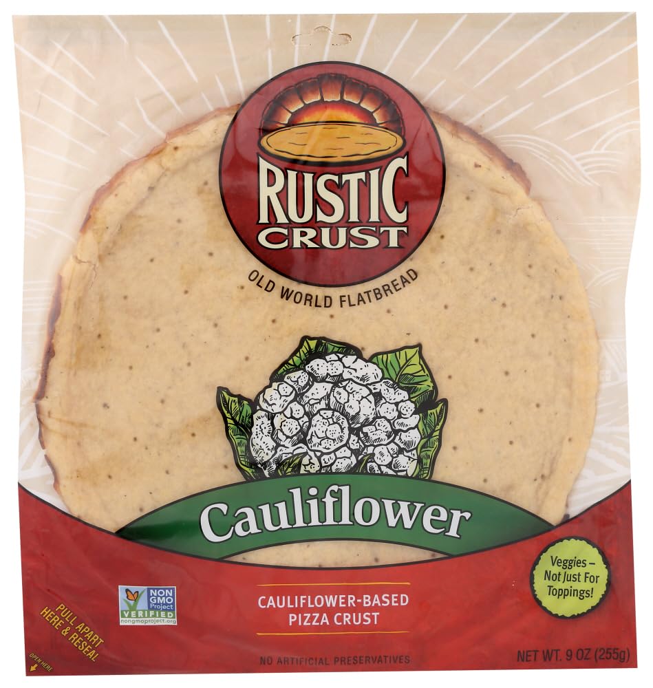 Rustic Crust - Pizza Crust Cauliflower - Case Of 8 - 9 Oz.