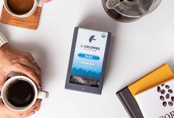 La Colombe Bleu Organic Dark Roast Whole Bean Coffee - Notes Of Cocoa, Macadamia & Sweet Cream, 12 Ounce (Pack Of 1)