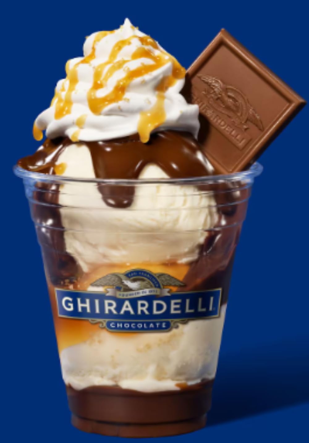 Ghirardelli Chocolate Company Sea Salt Caramel Sauce Pump Bottle, 87.3 oz