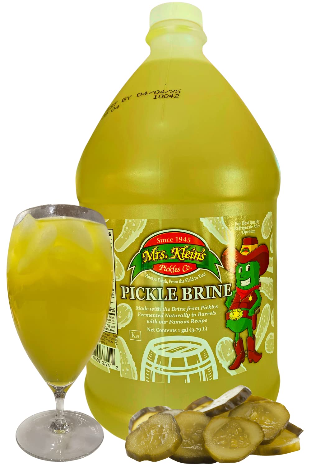 MRS. KLEINS Dill Pickle Brine Juice - 1 Gallon (128 Fl Oz)