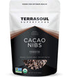 Terrasoul Superfoods Raw Organic Cacao Nibs, 16 Oz, Superfood Crunch for Smoothie Bowls, Nut Butter Spreads, Oatmeal and DIY Cho