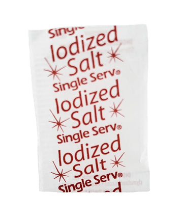 Gourmet Single Serve Packets | (1000 Count, Iodized Salt)