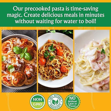 Pasta Zing Microwavable Variety Pasta Pack of 7 | 2x Farfalle | 3x Spaghetti | 2x Fusilli Pasta | Microwave Pasta Ready To Eat i