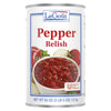 LeGout Pepper Relish, Vegetarian, Add to Sauces, Dressings, 3 Lbs (Pack of 6)