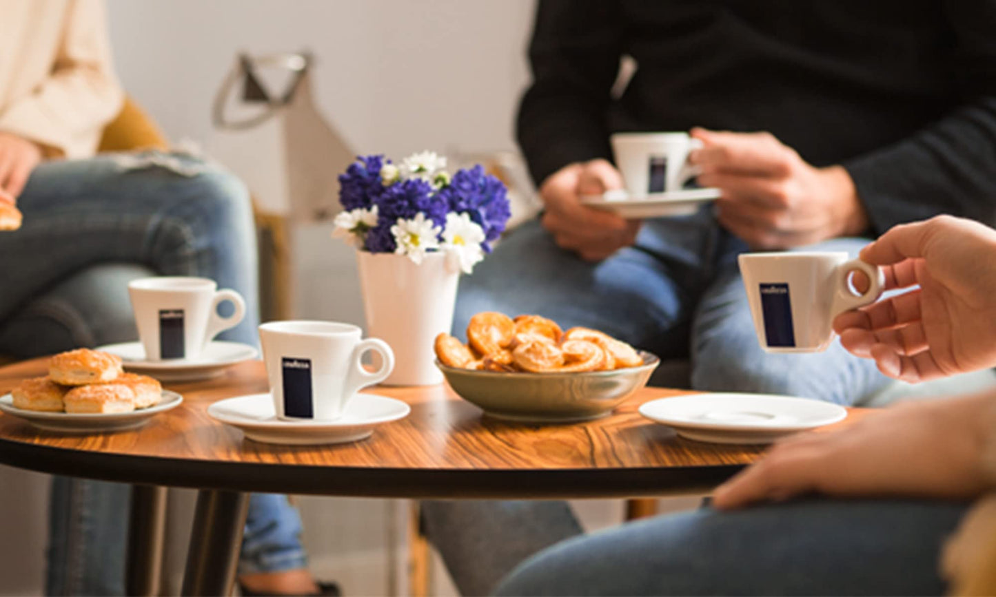 Lavazza Super Crema Whole Bean Coffee, Medium Espresso Roast, Arabica & Robusta, 2.2 lb Bag, Pack of 8