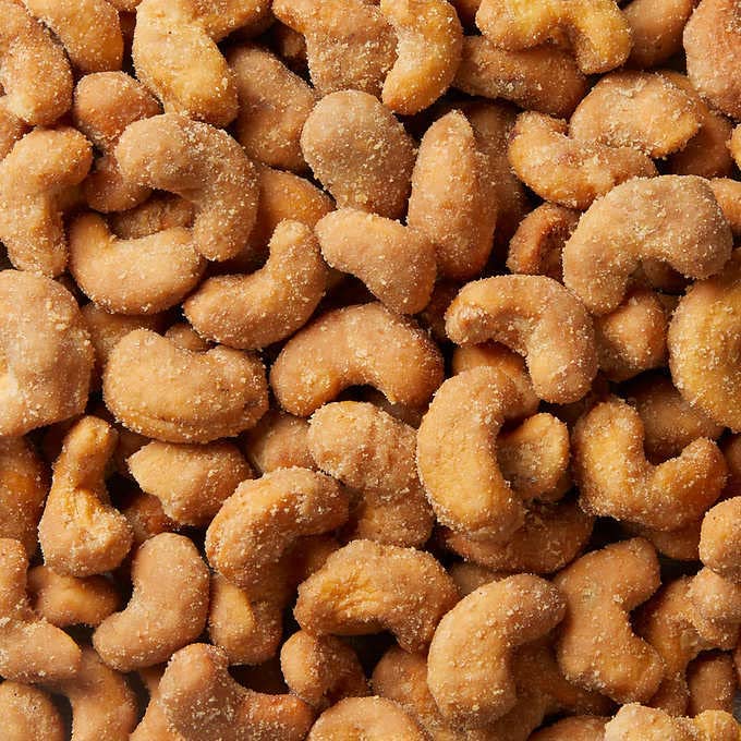Butter toffee flavored cashews