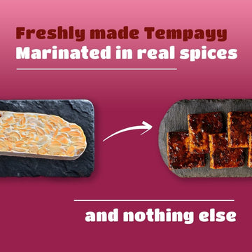 Ready To Cook Tempeh-All Thins Tempeh (Pack Of 3)- 28G Clean Protein| High Fiber | More Protein & Fiber Than Tofu & Cottage Chee