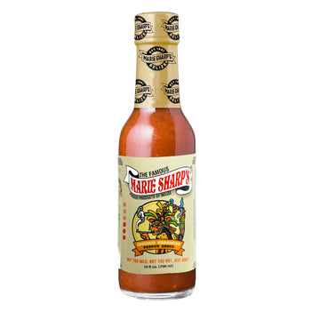 Marie Sharps Smoked Habanero Pepper Sauce 10 oz - Belizean Hot Sauce with Bold Smoke & Heat - All-Natural Gluten-Free (Pack of 3)