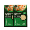 Sunnyside Dry Shirataki Konnyaku Rice 2 Pack - Low Fat Zero Sugar Vegan Gluten Free Skinny & Effectiverice Alternative Dried Shirataki Konnyaku Ready In Minutes