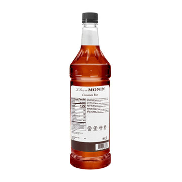 Monin - Cinnamon Bun Syrup, Smooth and Sweet Cinnamon Flavor, Great for Frozen Coffees, Cocoas, & Cocktails, Vegan, Non-GMO, Glu