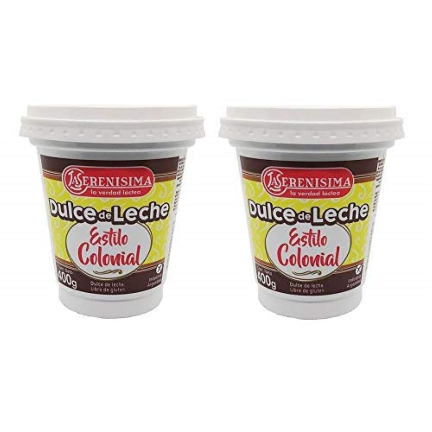 La Serenisima- Dulce De Leche 400 Gr. - 2 Pack / Milk Caramel 14.1 Oz. - 2 Pack