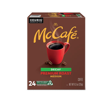 Mccafe Premium Roast Decaf K-Cup, 24/Bx