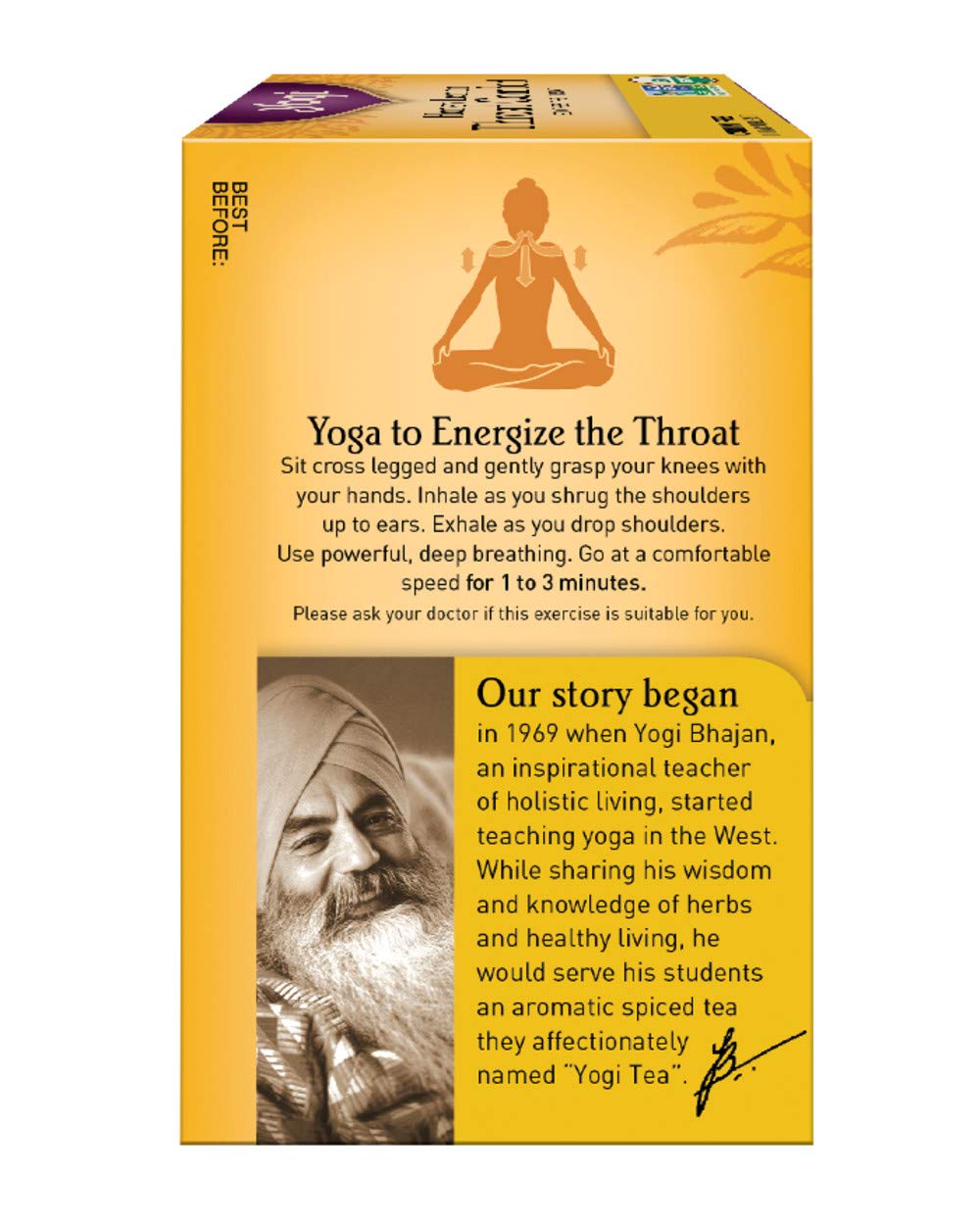 Yogi Tea, Honey Lemon Throat Comfort, 16 Count