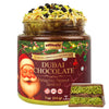 Gulluoglu Christmas Edition - Dubai Chocolate Pistachio Peanut Spread In Festive Holiday Jar | Limited Seasonal Gourmet Halal Dessert - 7 Oz (200G)