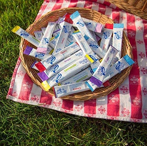 Wyler'S Light Singles To Go Powder Packets, Water Drink Mix, Lemonade, 8 Count Per Pack (Pack Of 12)