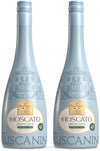 Tuscanini Sparkling Moscato Grape Juice, Non-Alcoholic, 25.3oz (2 Pack), Elegant Champagne Bottle, Imported from Italy, Kosher