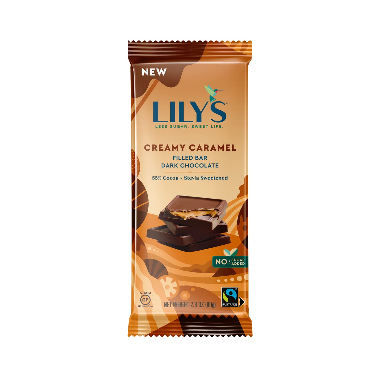 Lilys Stvia Dk Choc Crml (12X2.80)
