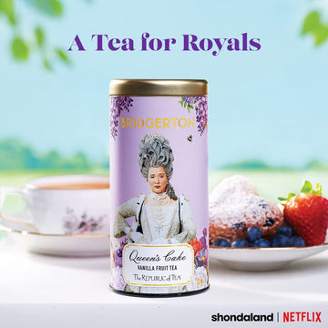 The Republic Of Tea - Bridgerton Queen'S Cake Vanilla Fruit Tea, 36 Tea Bags