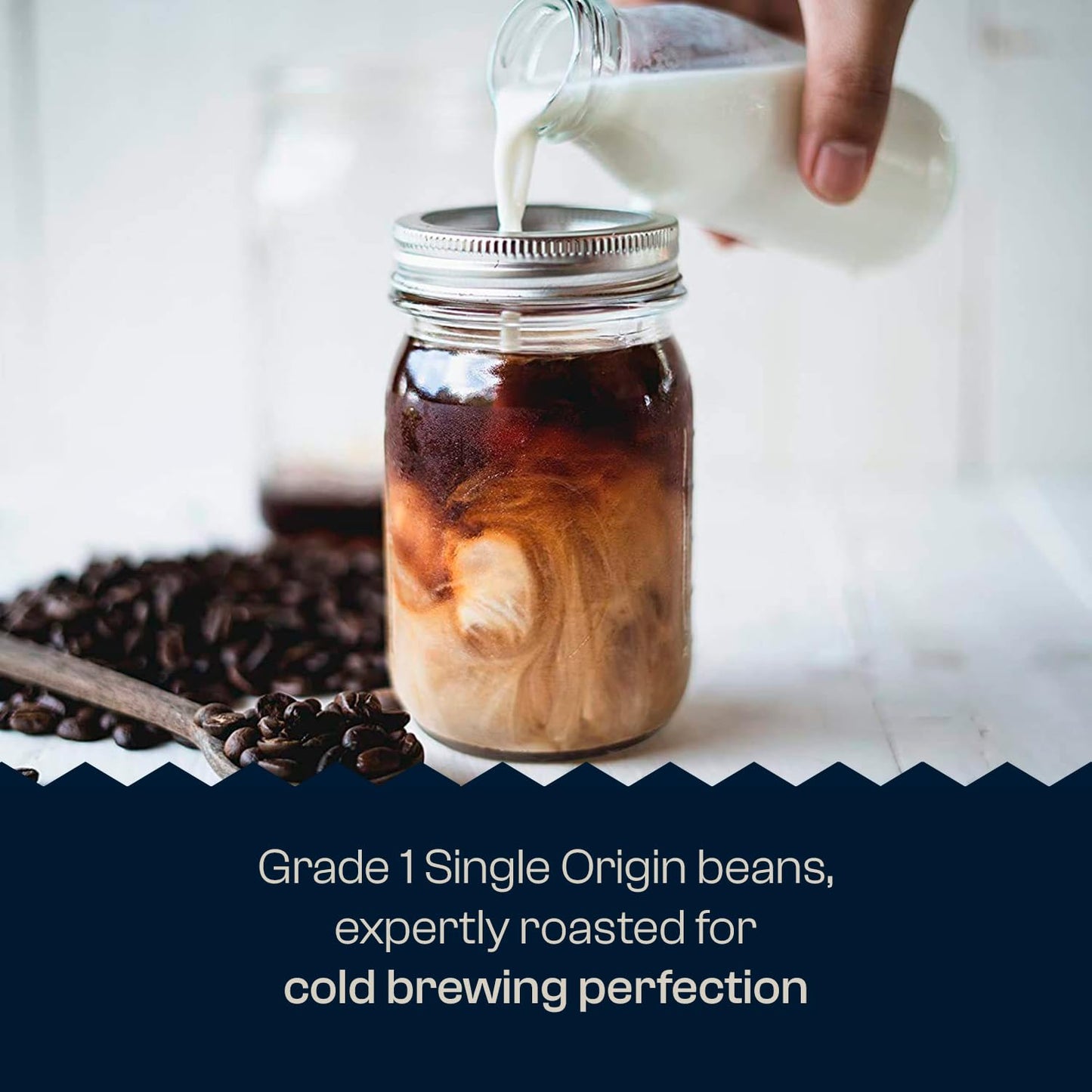 Guatemala Organic Cold Brew Coffee, Single Origin, Gourmet Beans, Tasting Notes Of Milk Chocolate, Creamy Caramel & A Hint Of Or