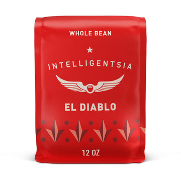 Intelligentsia Coffee, Medium Roast Whole Bean Coffee - El Diablo Blend 12 Ounce Bag