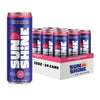 Legendary Sunshine Sparkling Energy Drink, Tropical Pineapple, 360mg Electrolytes, 70mg Caffeine, 12 Fl Oz, Pack of 24