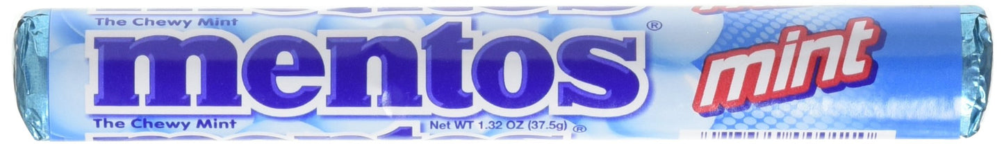 Mentos Mint Candy, 1.32-Ounce Rolls (Pack Of 15)
