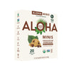 Aloha Organic Plant Based Protein Bar Minis |Chocolate Chip Cookie Dough| 20 Count, 24G Bars | Vegan, Low Sugar, Gluten Free, Pa