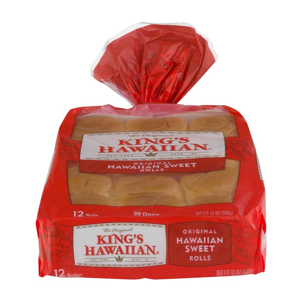 King's Hawaiian Original Hawaiian Sweet Rolls 12 CT (Pack - 2)