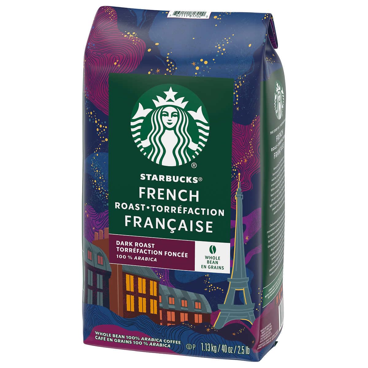 Starbucks French Dark Roast Whole Bean 100% Arabica Coffee 1.13 Kg (40 Oz.)