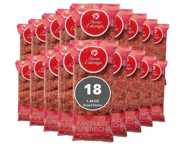 SANTA EDUVIGIS Panela Bar Salvadoran Pastry | Peperecha Salvadorea Dulce de Panela | 1.48 Oz each bag | 26.6 Oz Total (Pack of 1