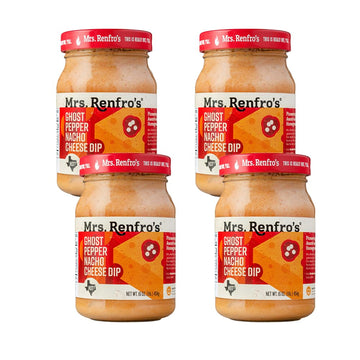 Mrs. Renfros Ghost Pepper Nacho Cheese Dip - Gluten Free (16-Oz. Jars, 4-Pack)