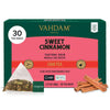 VAHDAM Sweet Cinnamon Masala Chai Tea Bags, 30 Count, Non-GMO, Gluten-Free, Individually Wrapped Pyramid Bags